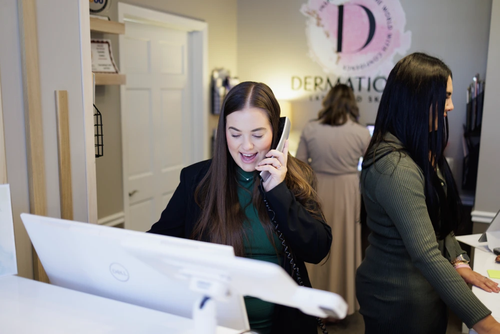 Dermatique laser and skin medspa reception team